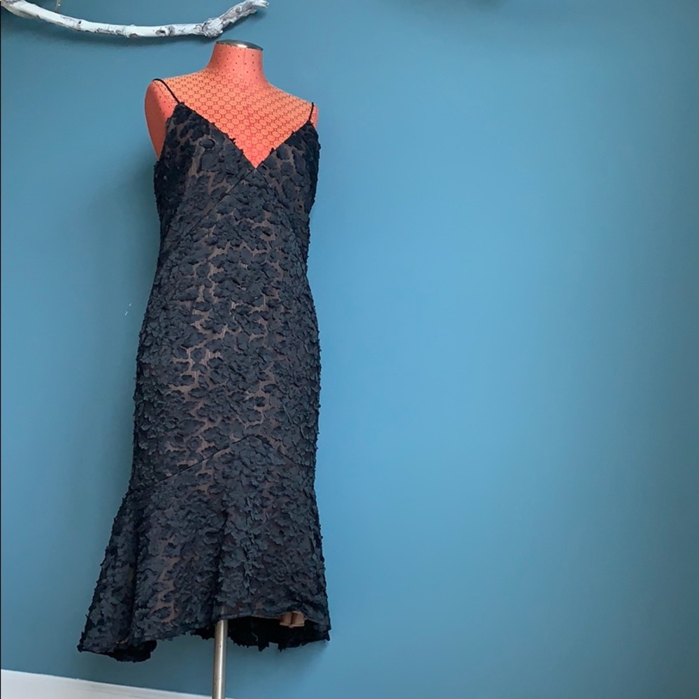 Vera Wang petal lace dress